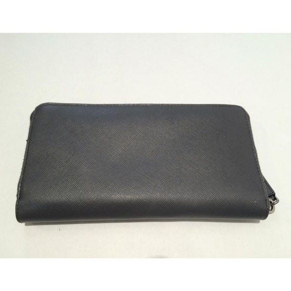Prada Saffinao Leather Zip Around Leather Wallet - Picture 6 of 7